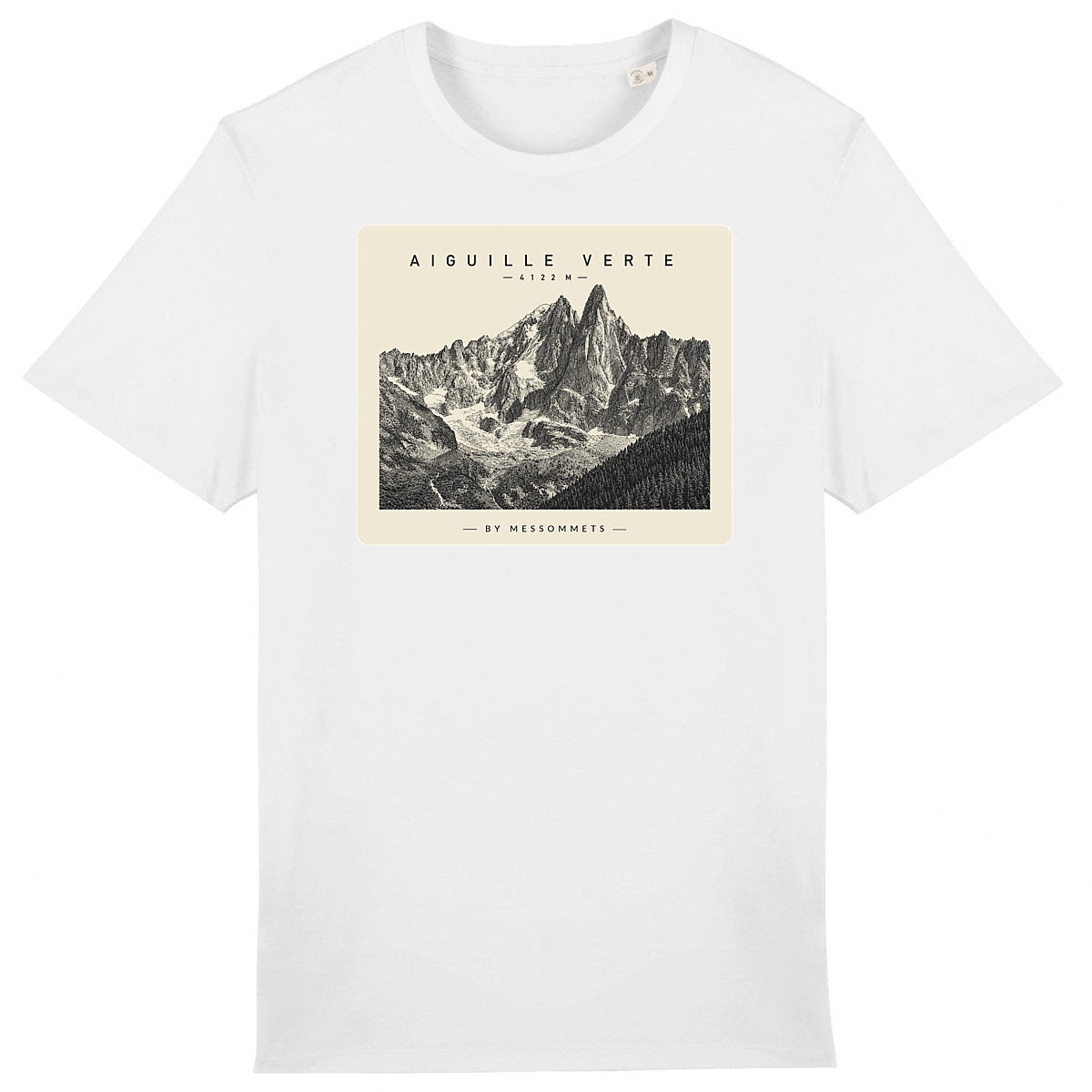 T-shirt Unisexe # Aiguille Verte - face_0