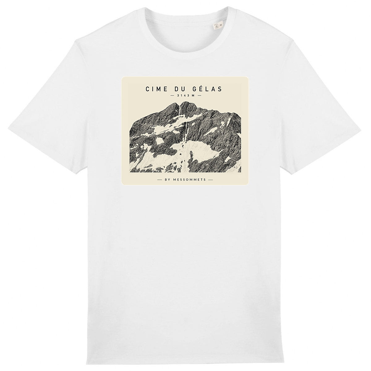 T-shirt Unisexe # Cime du Gélas - face_0