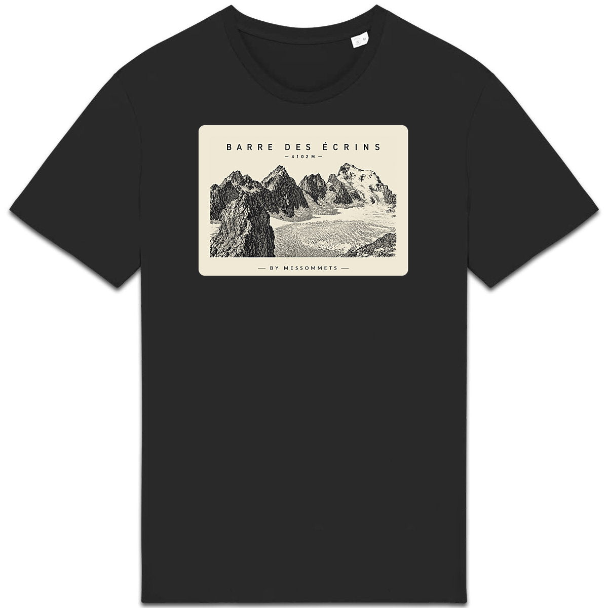 T-shirt Unisexe # Barre des Écrins - face_1
