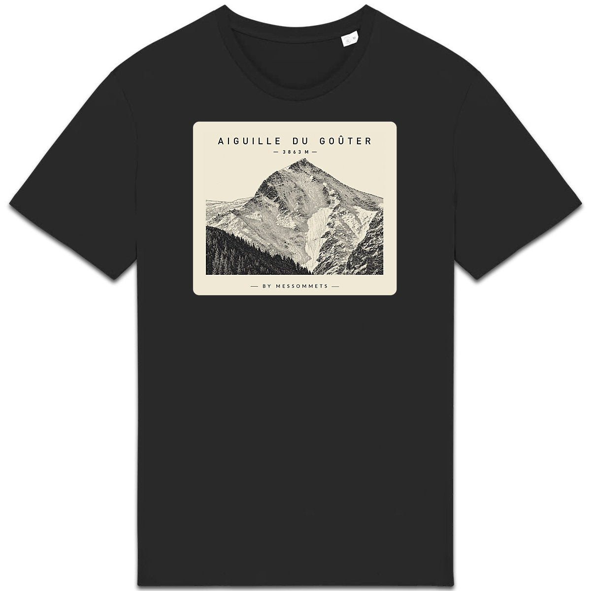 T-shirt Unisexe # Aiguille du Goûter - face_1