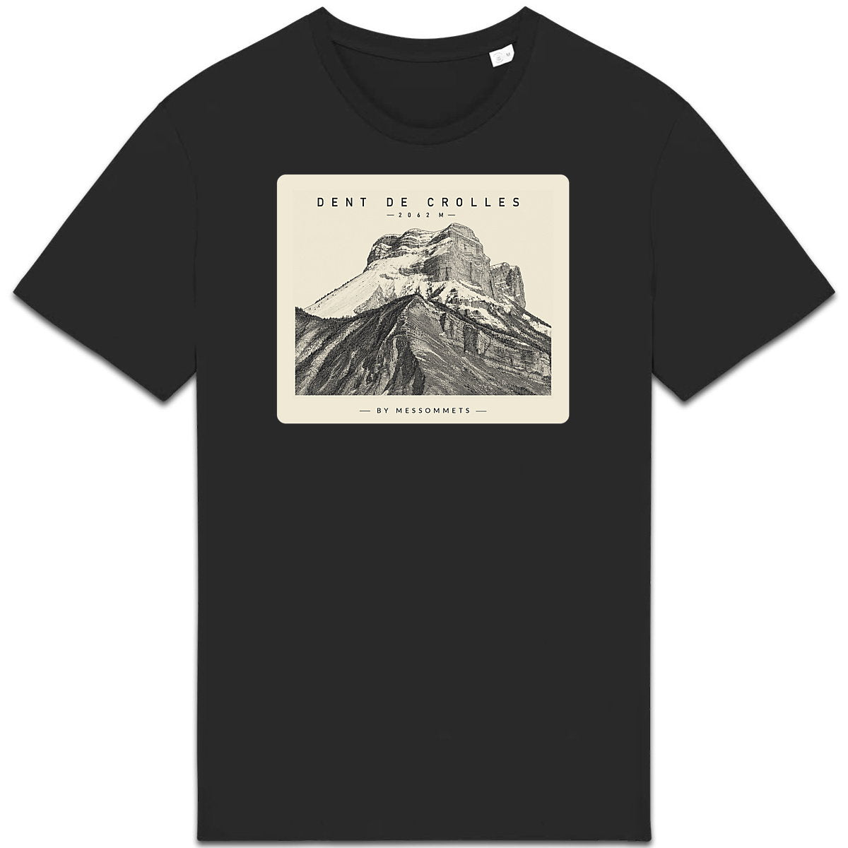 T-shirt Unisexe # Dent de Crolles - face_1