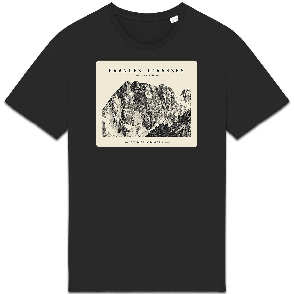 T-shirt Unisexe # Grandes Jorasses - face_1