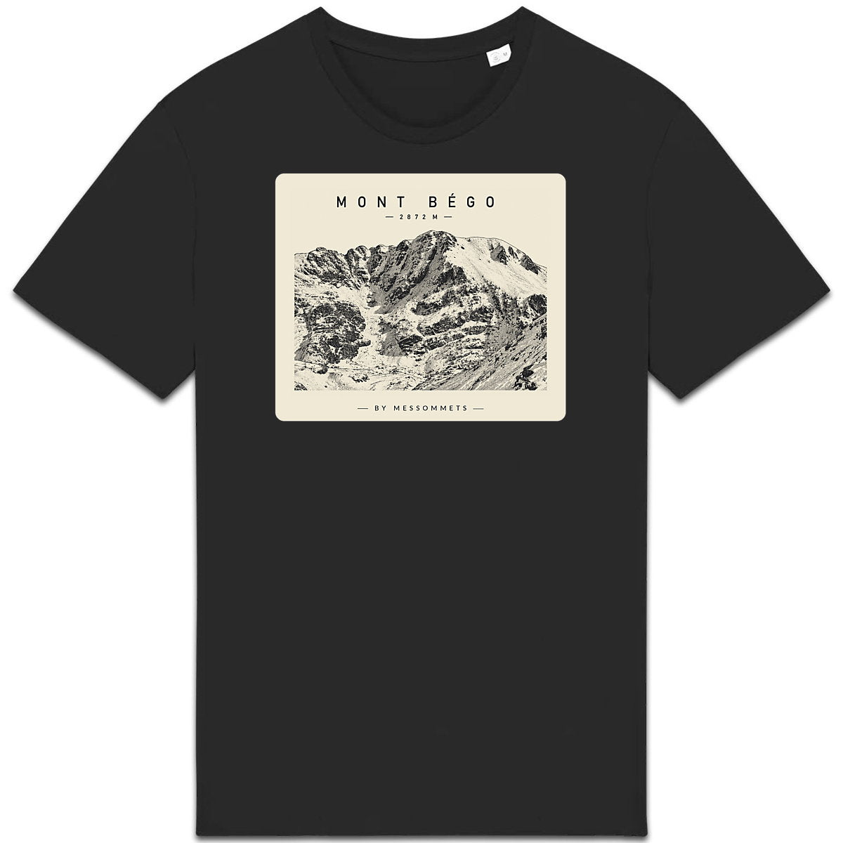 T-shirt Unisexe # Mont Bégo - face_1