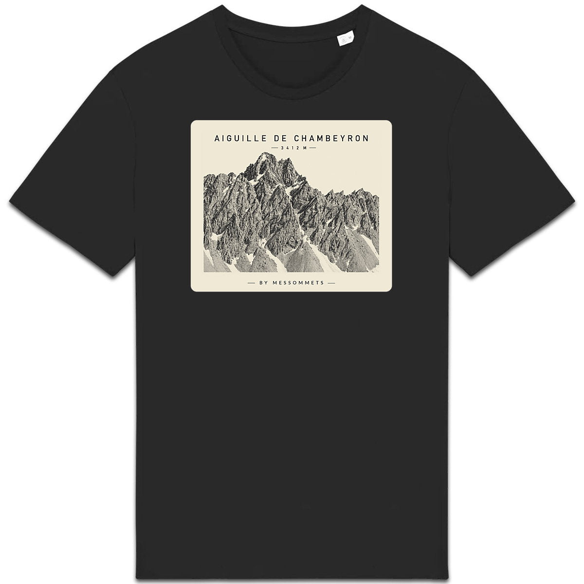 T-shirt Unisexe # Aiguille de Chambeyron - face_1