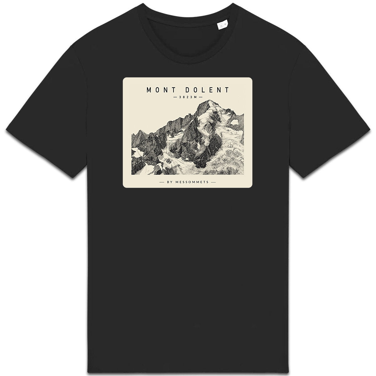 T-shirt Unisexe # Mont Dolent - face_1