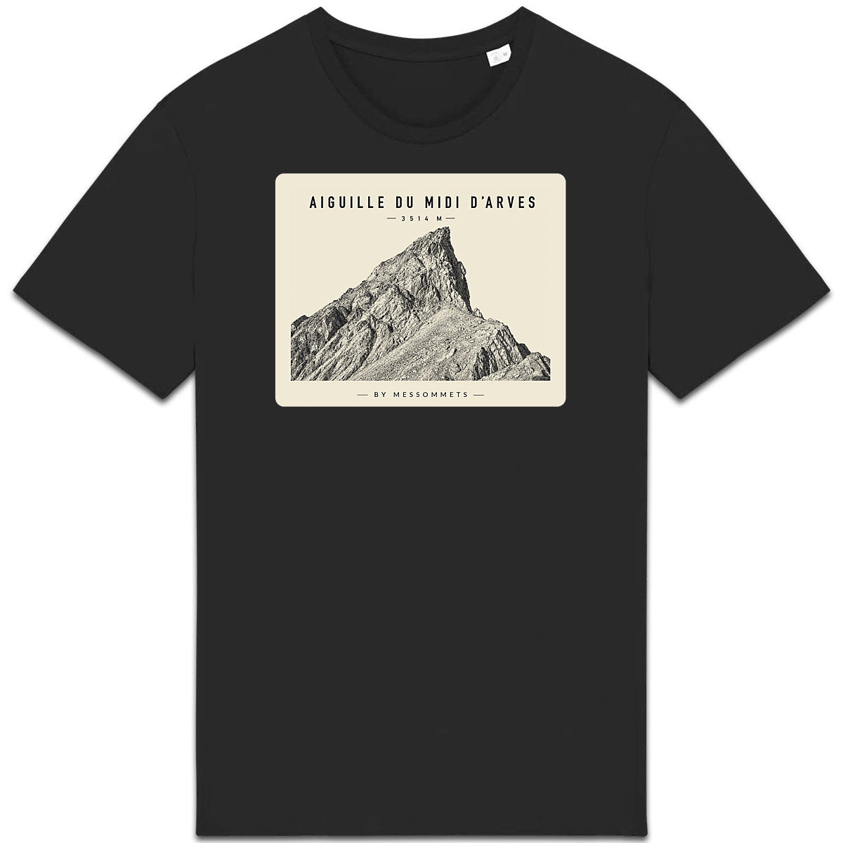 T-shirt Unisexe # Aiguille du Midi d'Arves - face_1