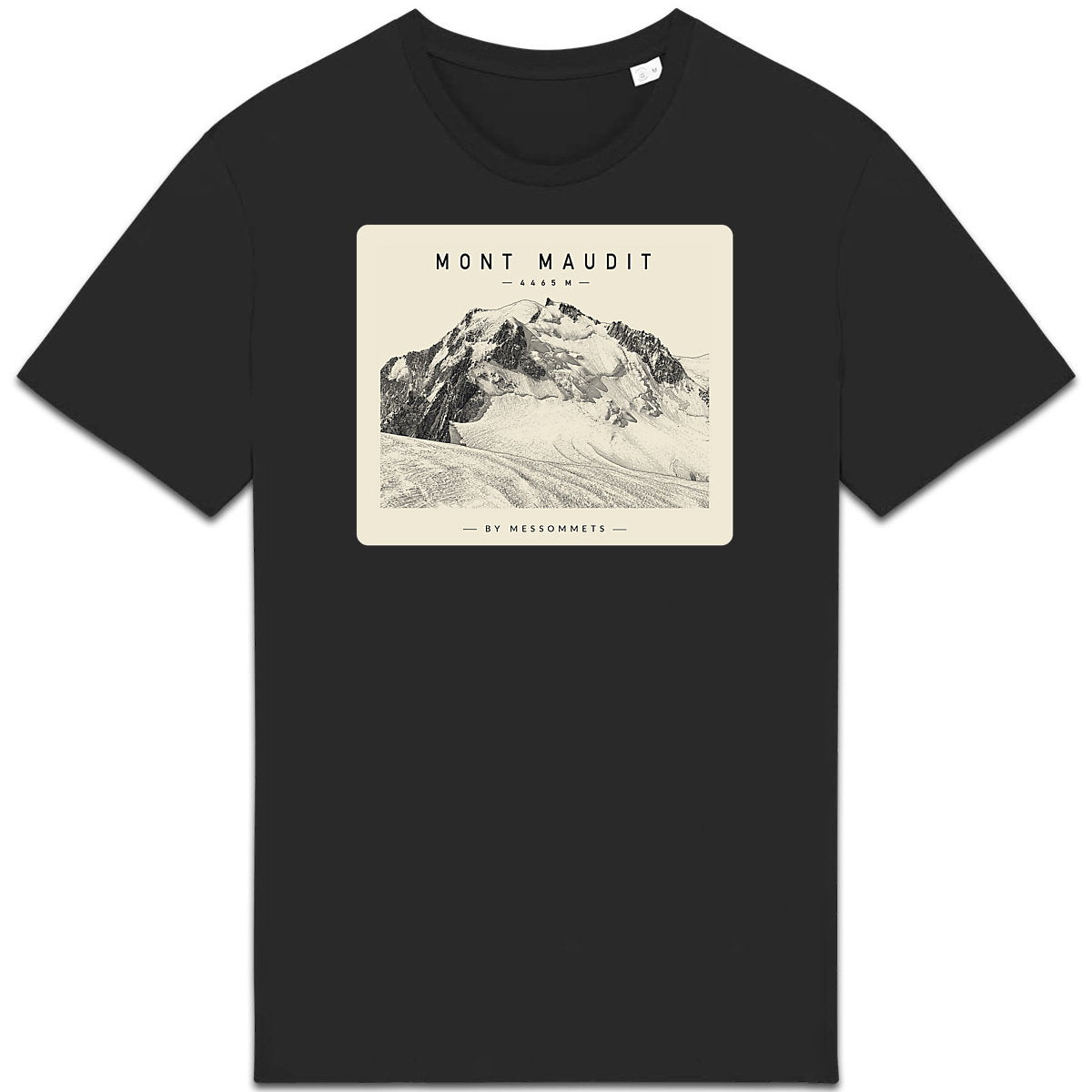 T-shirt Unisexe # Mont Maudit - face_1