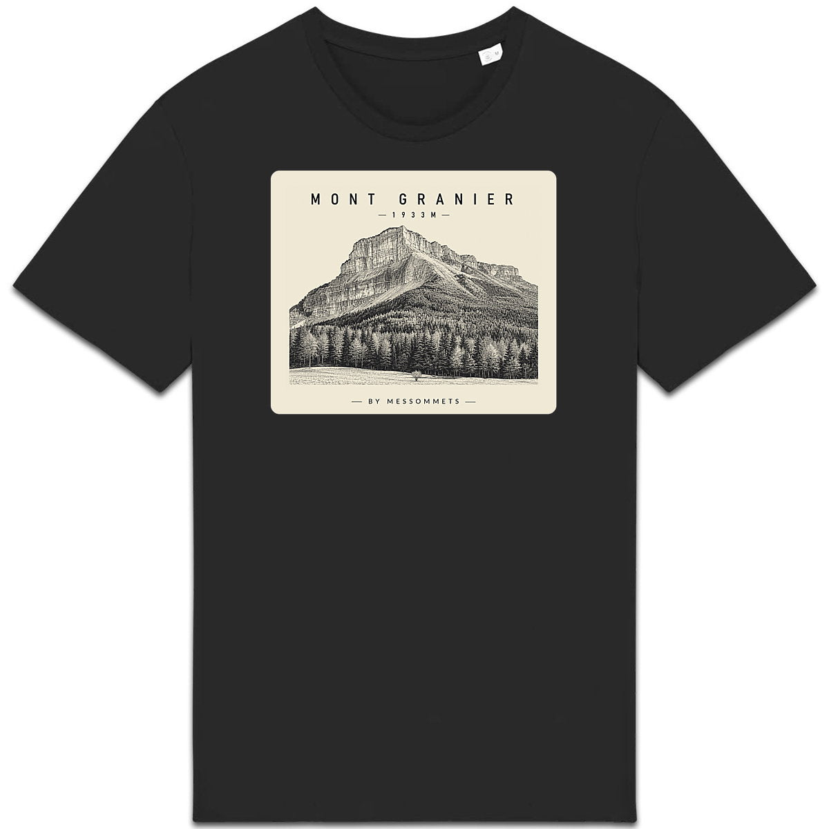 T-shirt Unisexe # Mont Granier - face_1