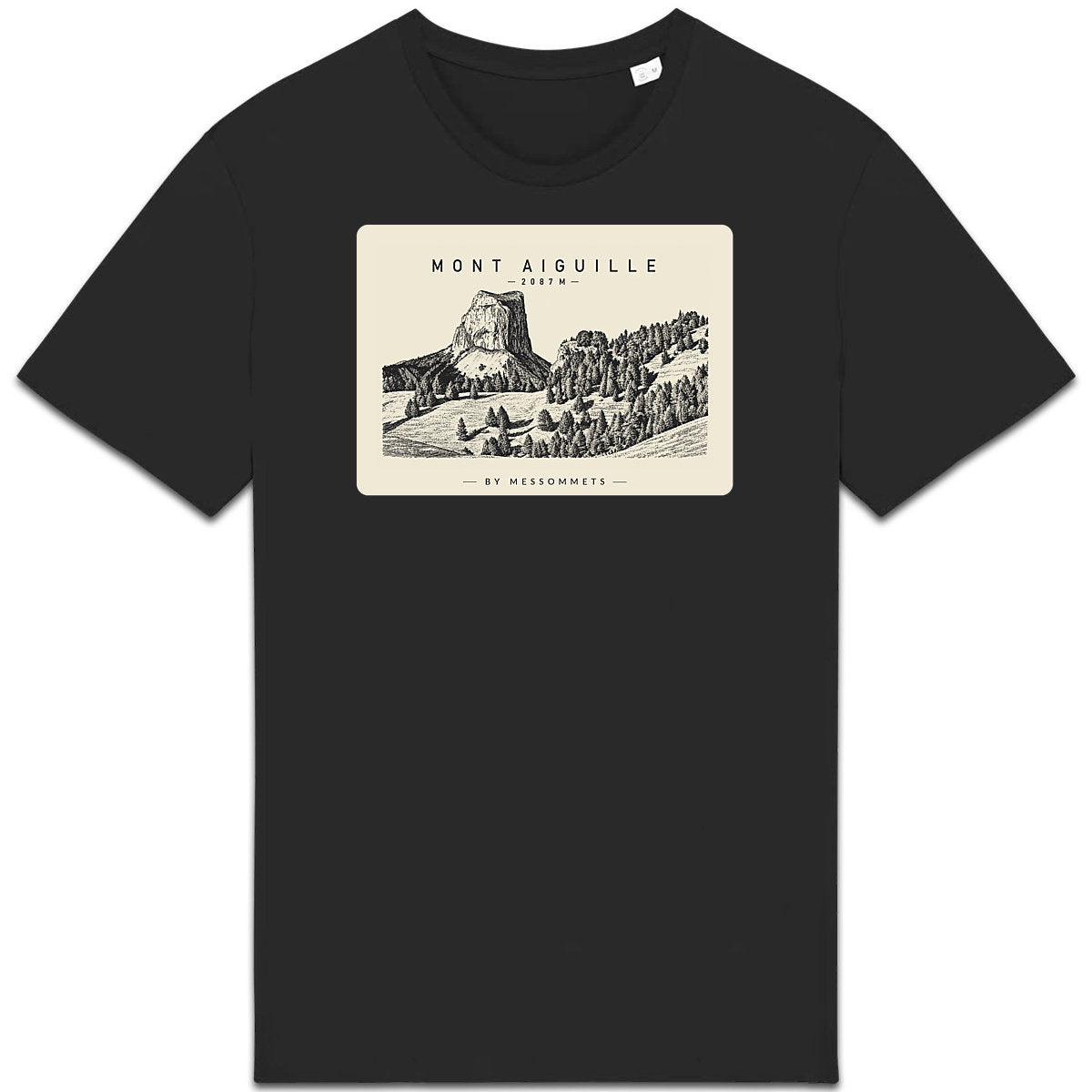 T-shirt Unisexe # Mont Aiguille - face_1