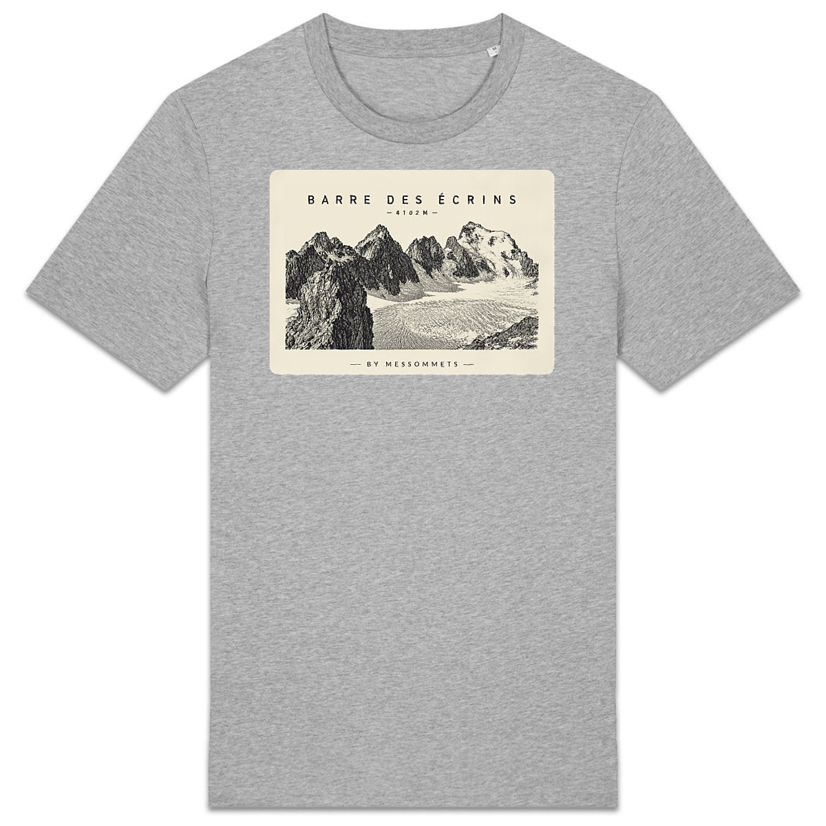 T-shirt Unisexe # Barre des Écrins - face_2