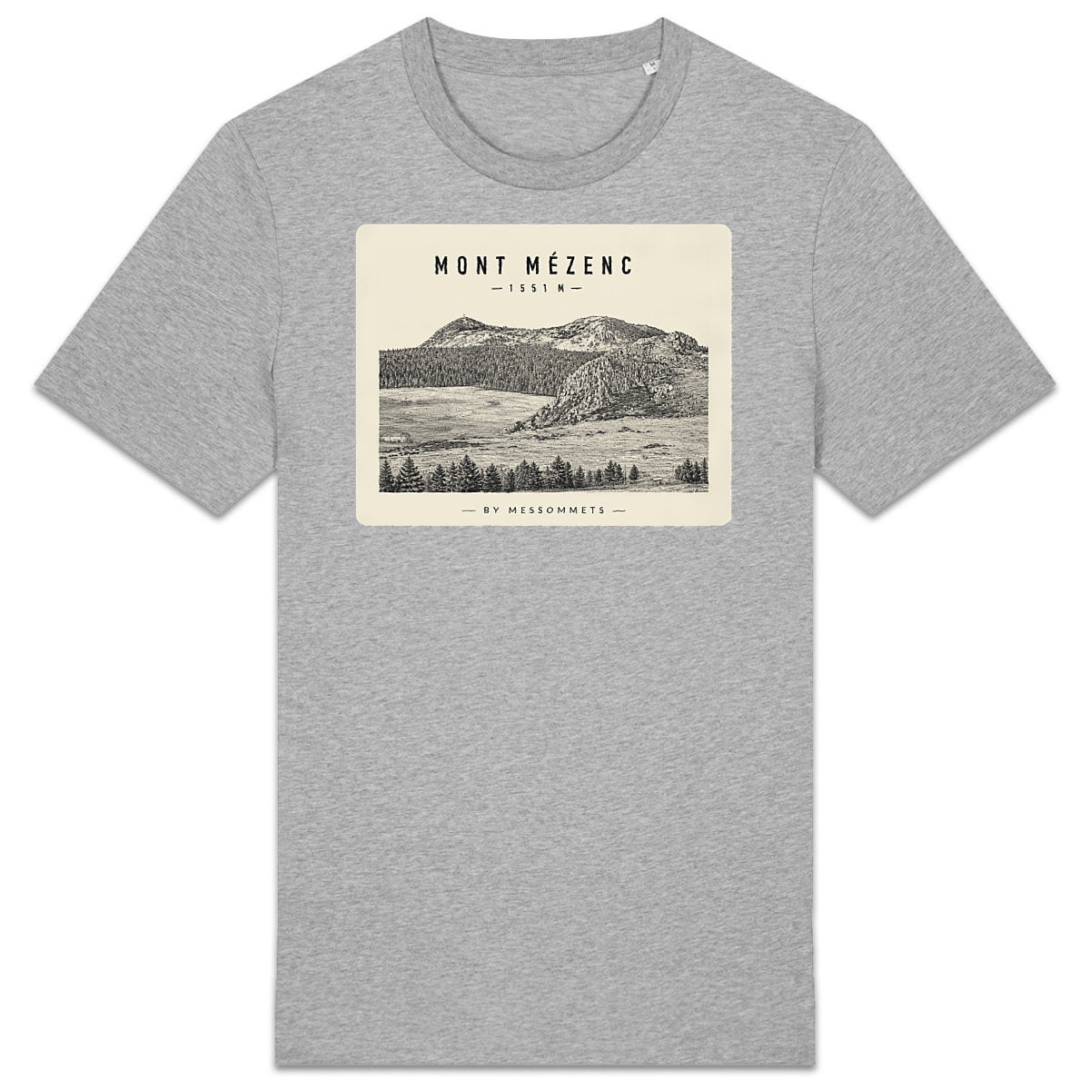 T-shirt Unisexe # Mont Mézenc - face_2