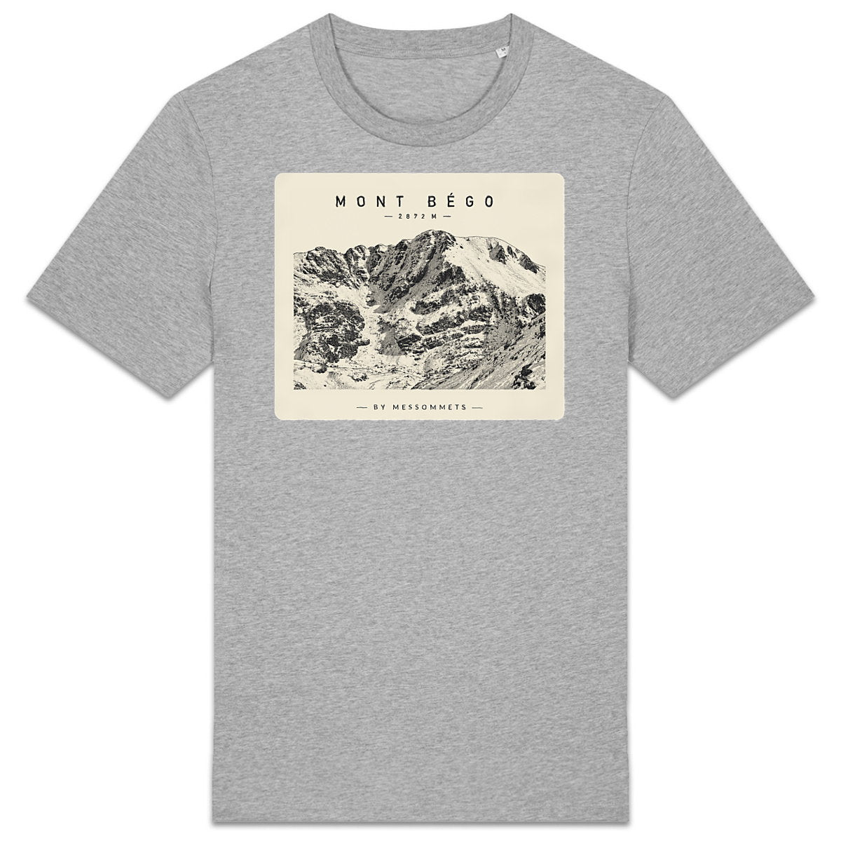 T-shirt Unisexe # Mont Bégo - face_2