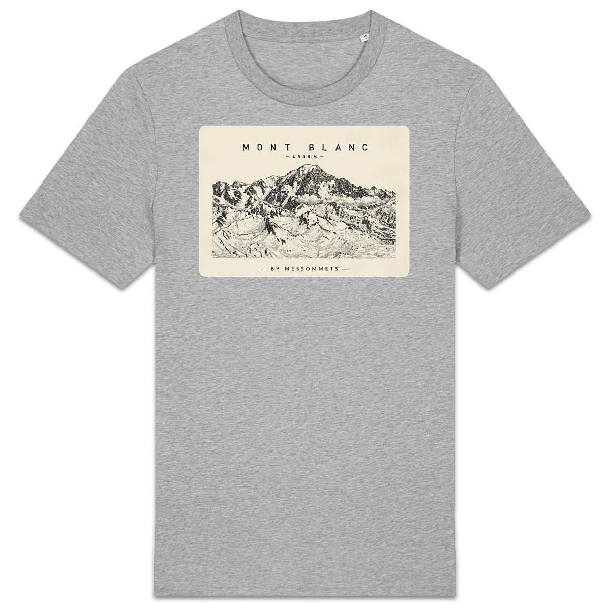 T-shirt Unisexe # Mont Blanc - face_2