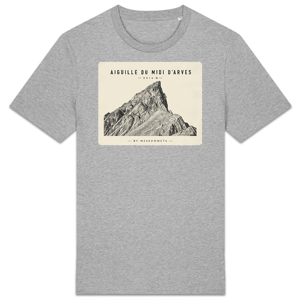 T-shirt Unisexe # Aiguille du Midi d'Arves - face_2