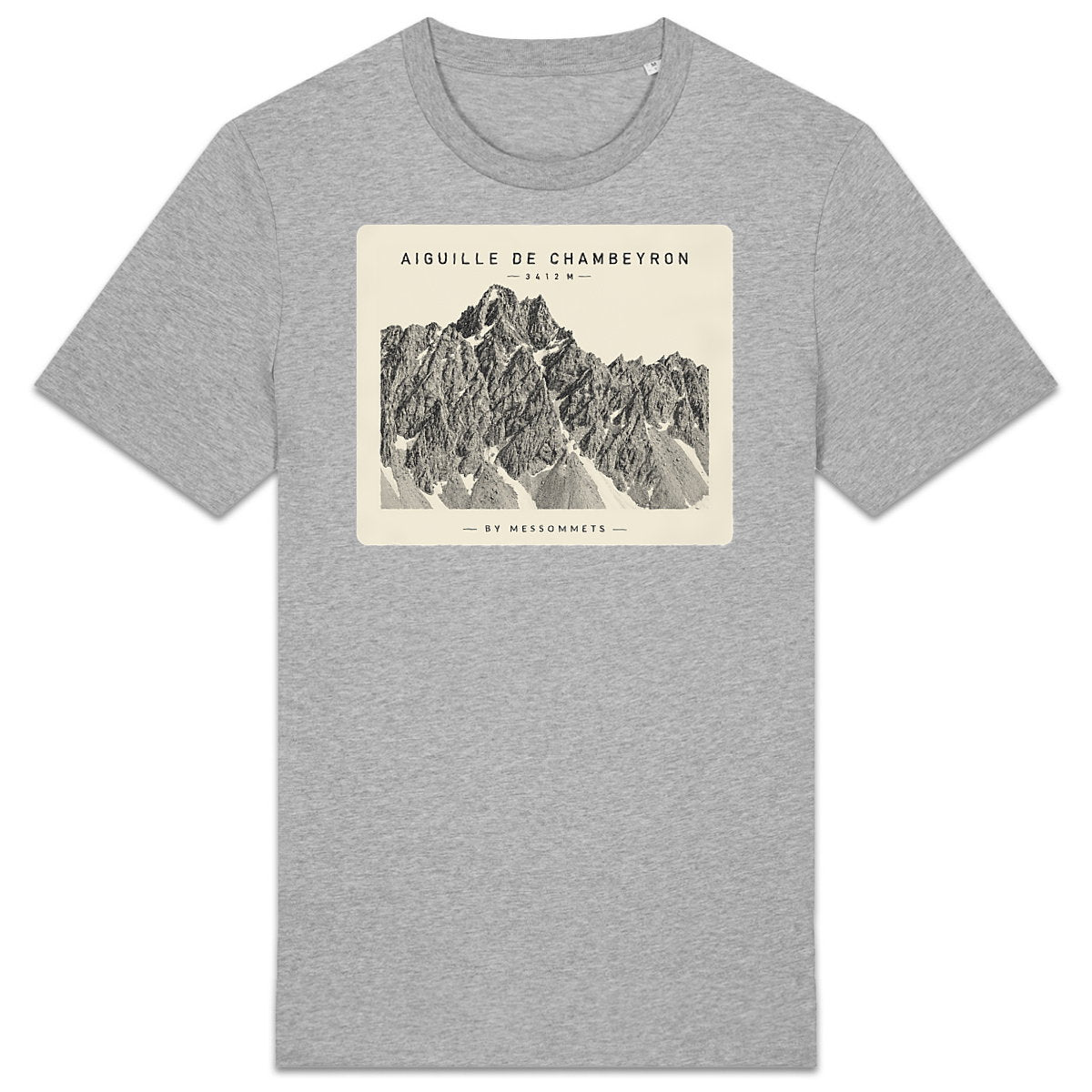 T-shirt Unisexe # Aiguille de Chambeyron - face_2