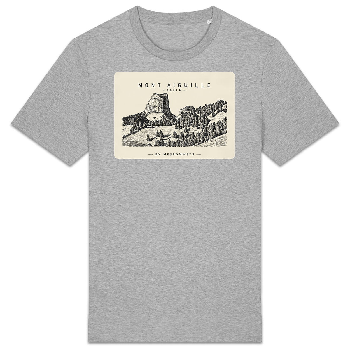 T-shirt Unisexe # Mont Aiguille - face_2