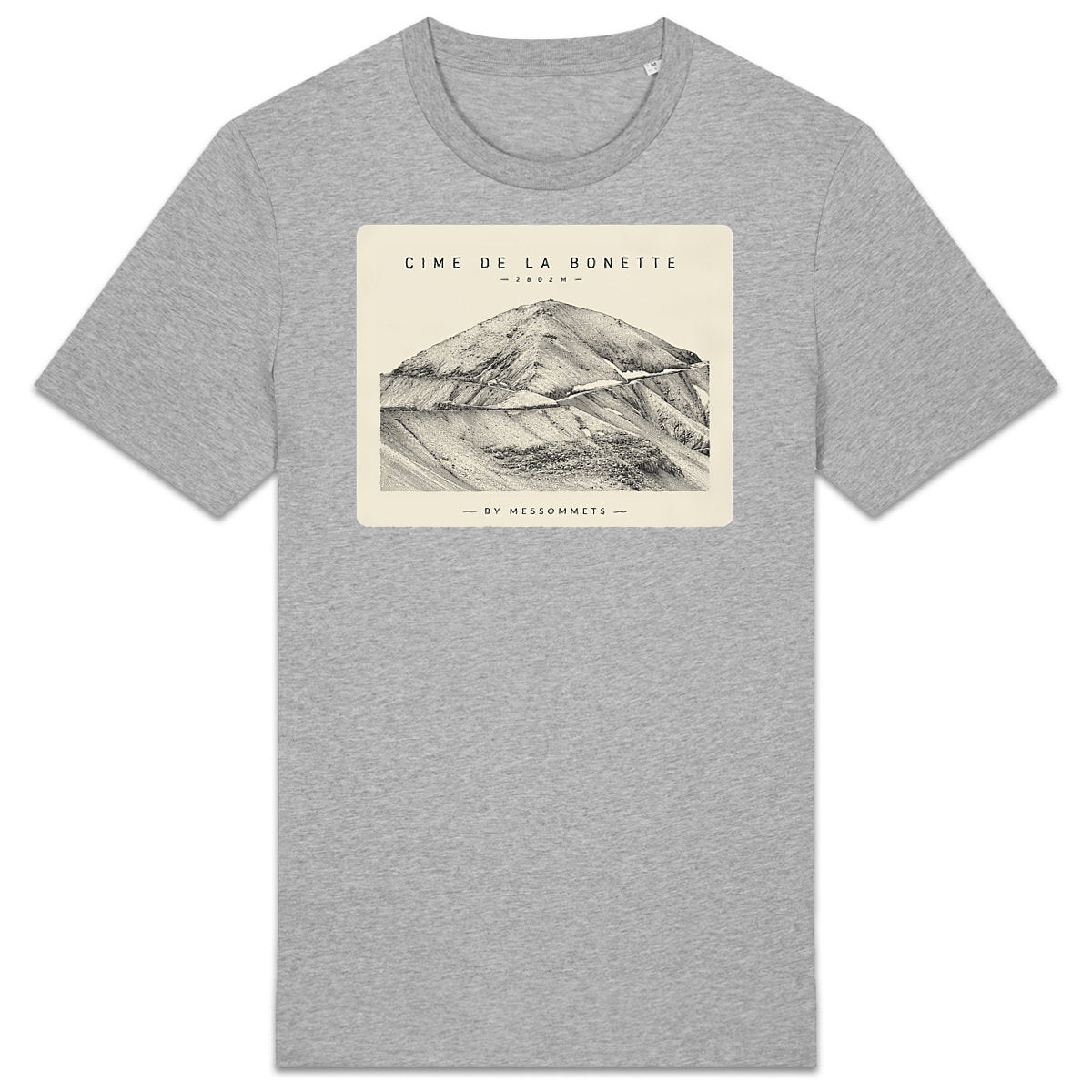 T-shirt Unisexe # Cime de la Bonette - face_2