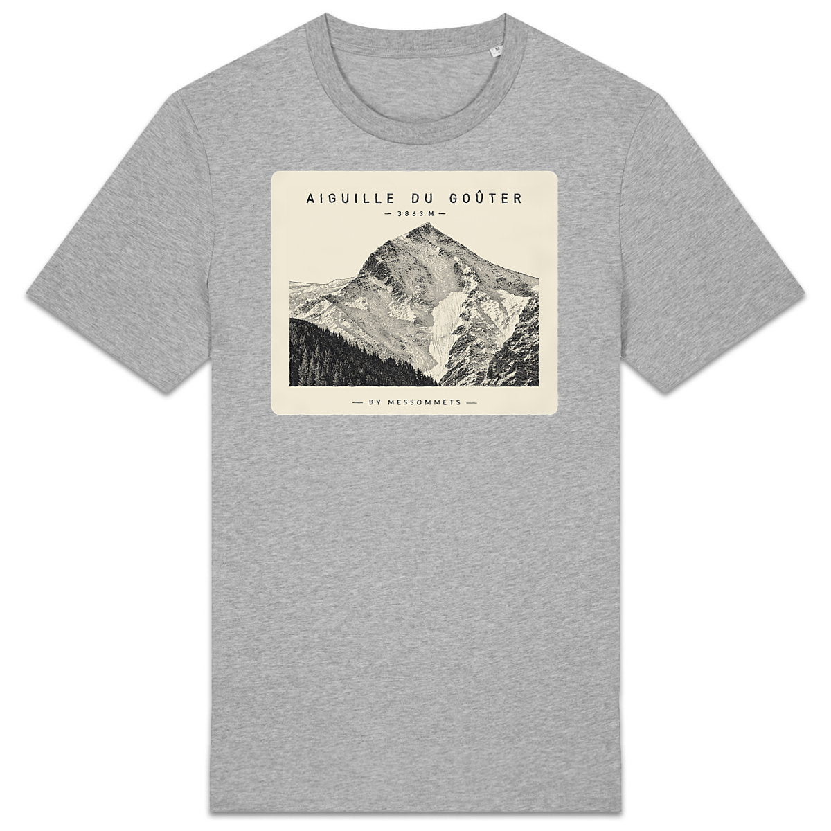 T-shirt Unisexe # Aiguille du Goûter - face_2