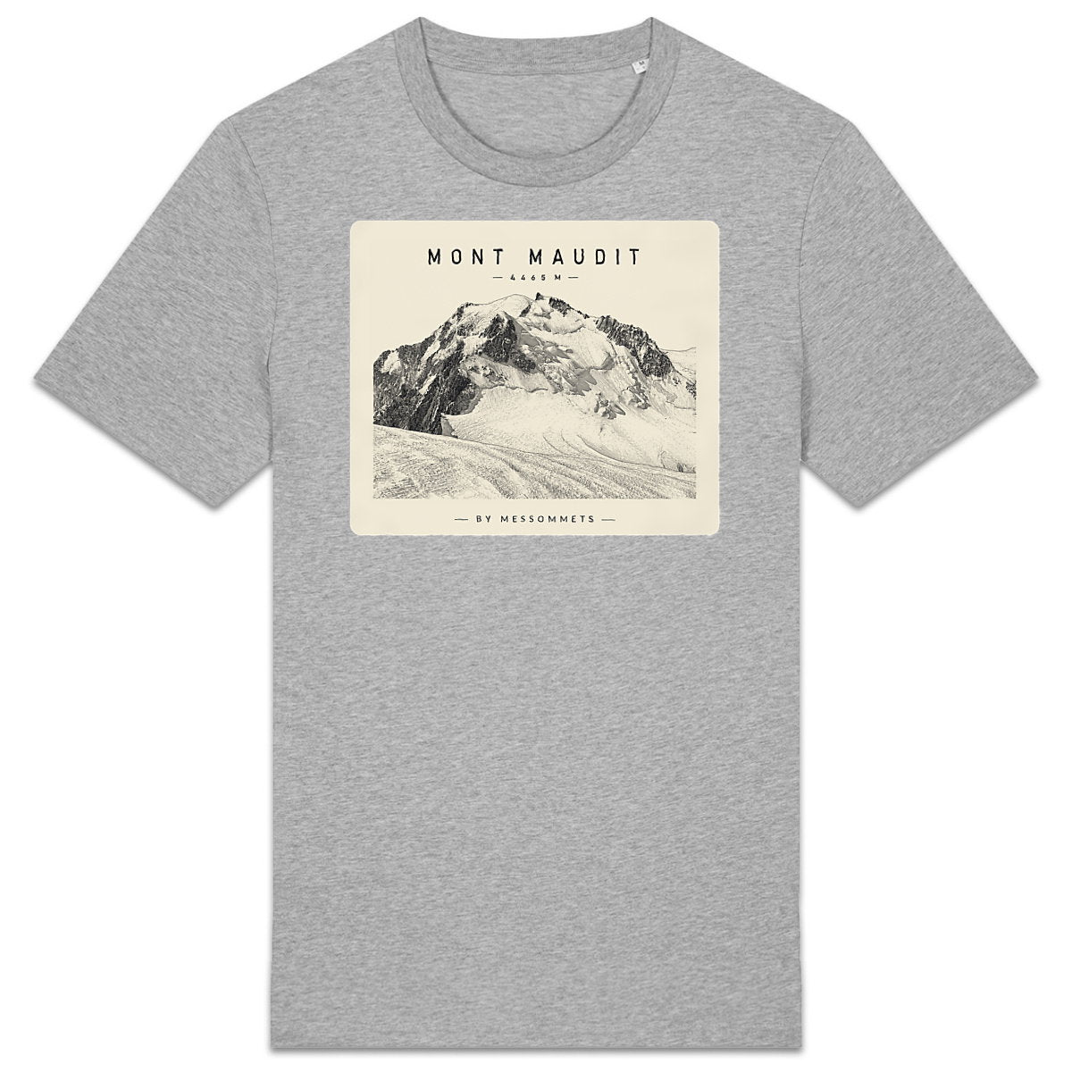 T-shirt Unisexe # Mont Maudit - face_2