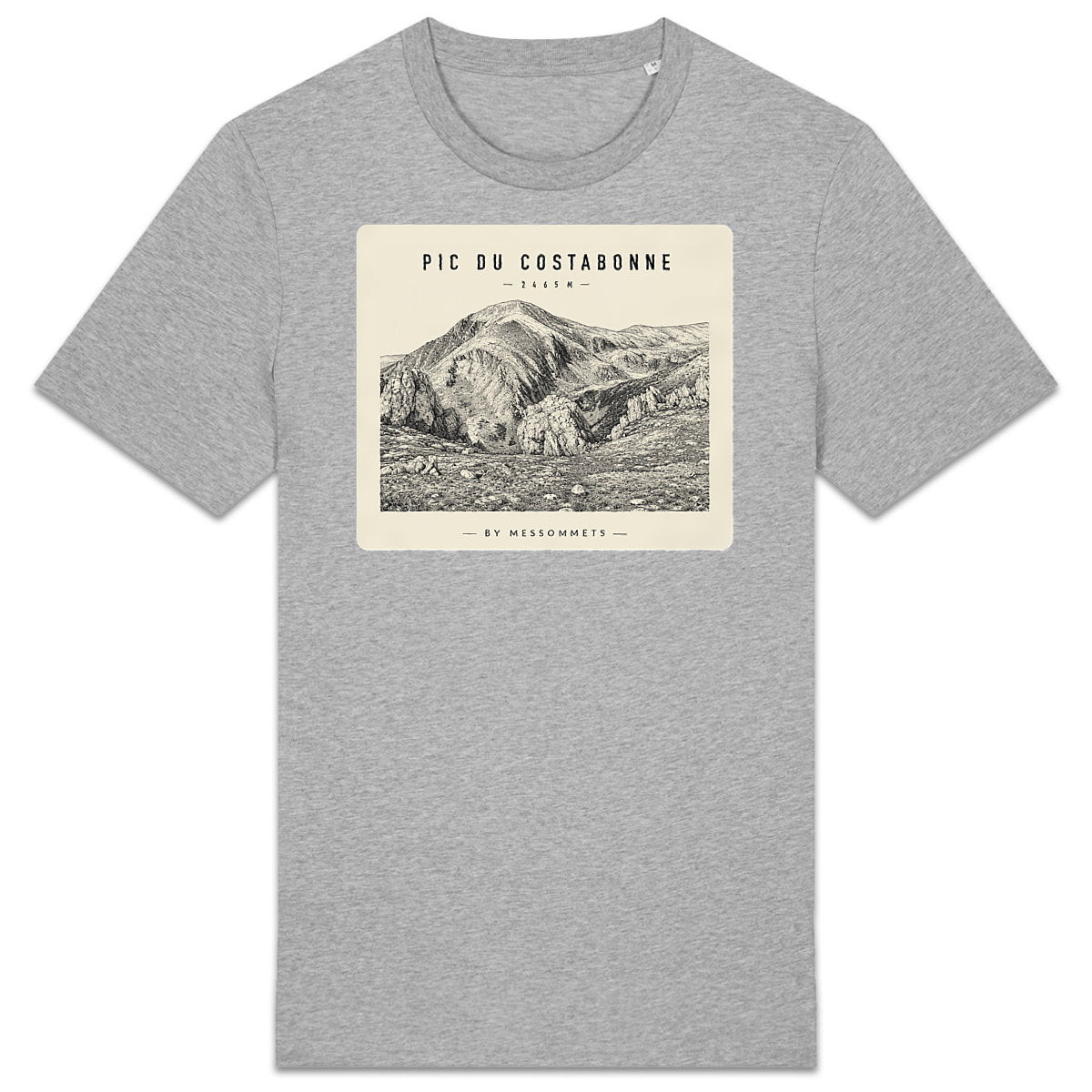 T-shirt Unisexe # Pic du Costabonne - face_2