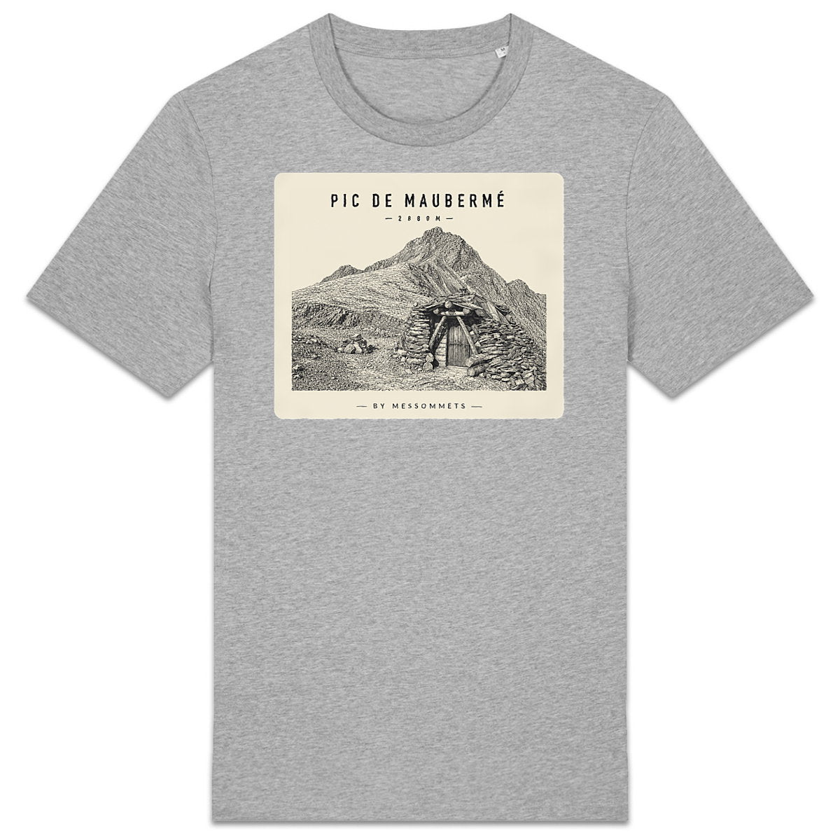 T-shirt Unisexe # Pic de Maubermé - face_2