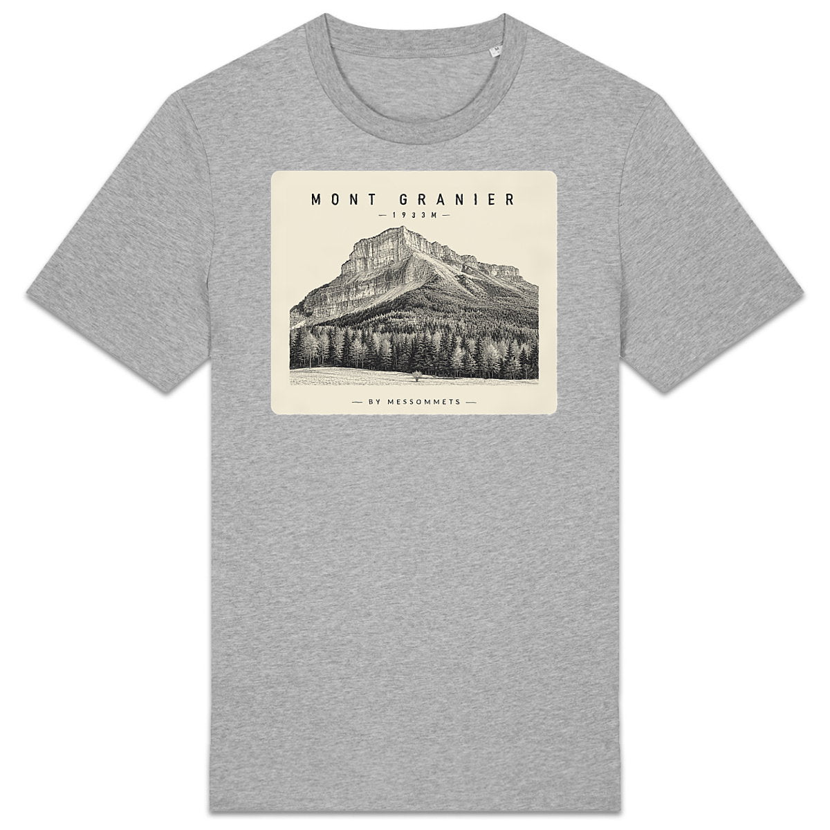 T-shirt Unisexe # Mont Granier - face_2