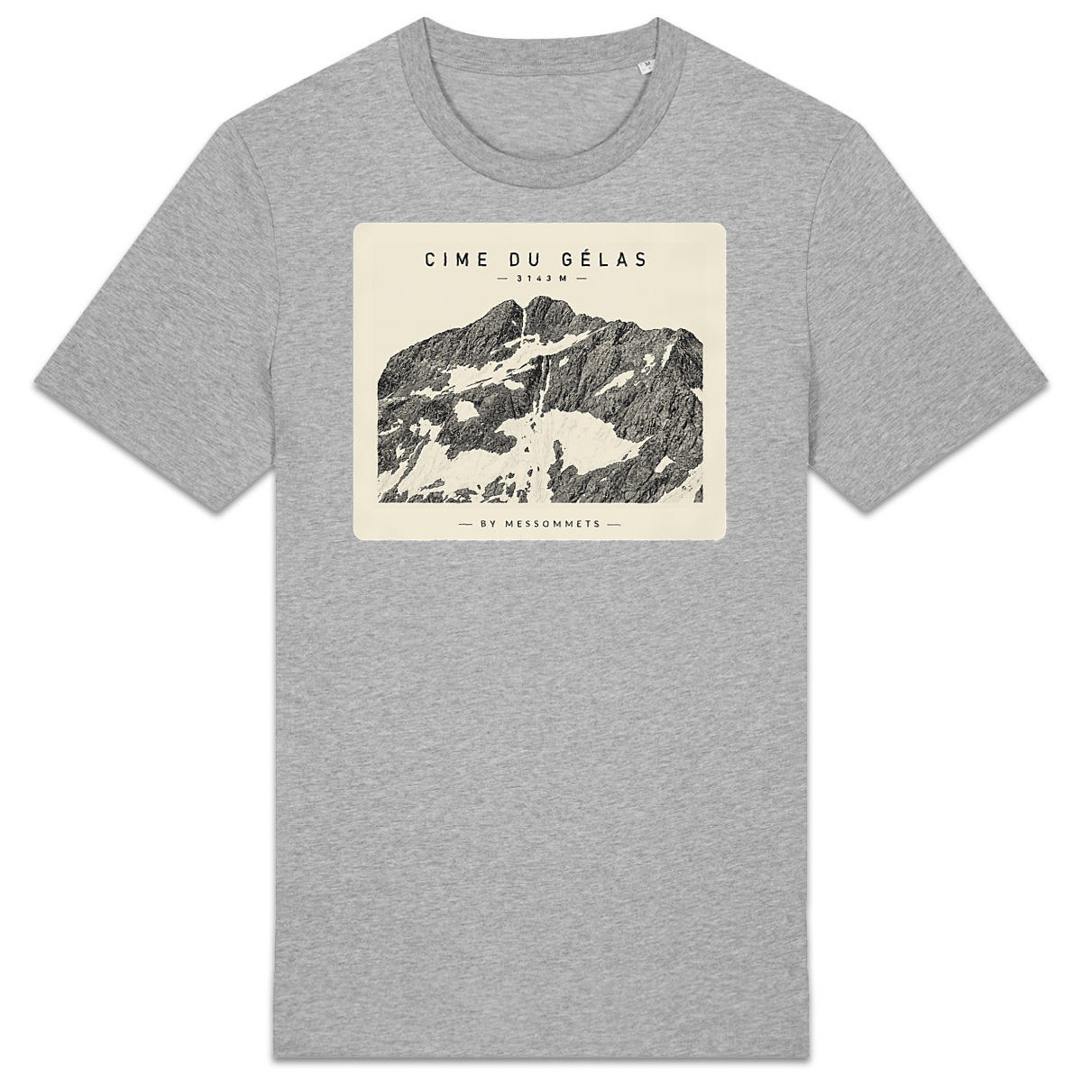 T-shirt Unisexe # Cime du Gélas - face_2