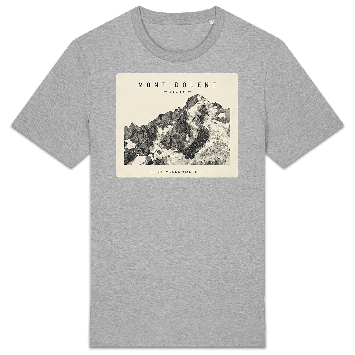T-shirt Unisexe # Mont Dolent - face_2