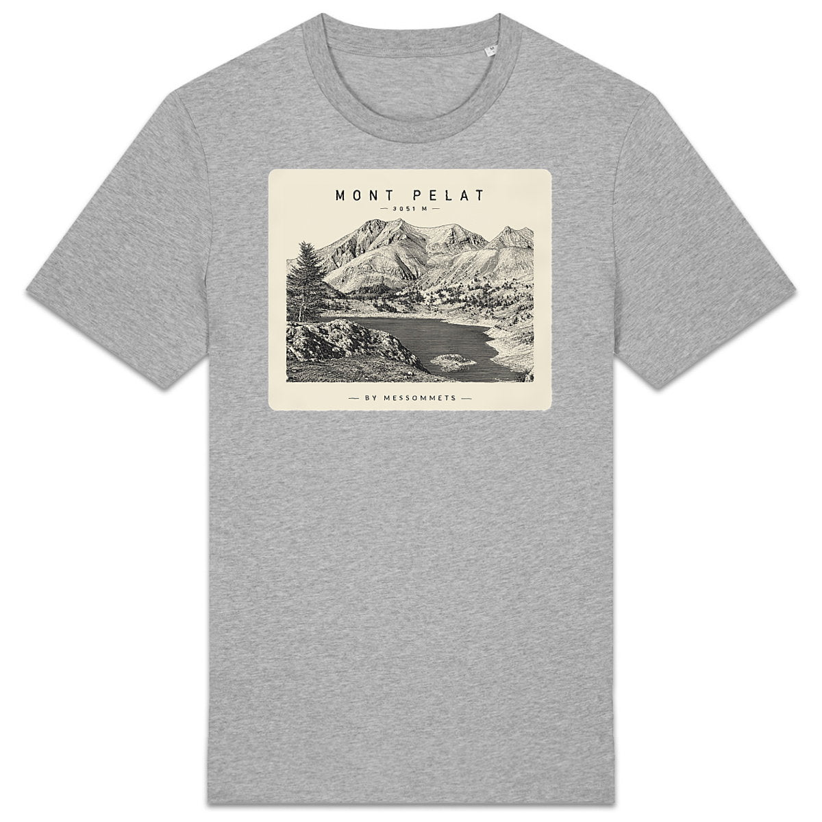 T-shirt Unisexe # Mont Pelat - face_2