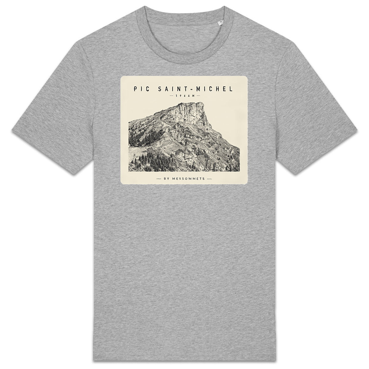 T-shirt Unisexe # Pic Saint-Michel - face_2