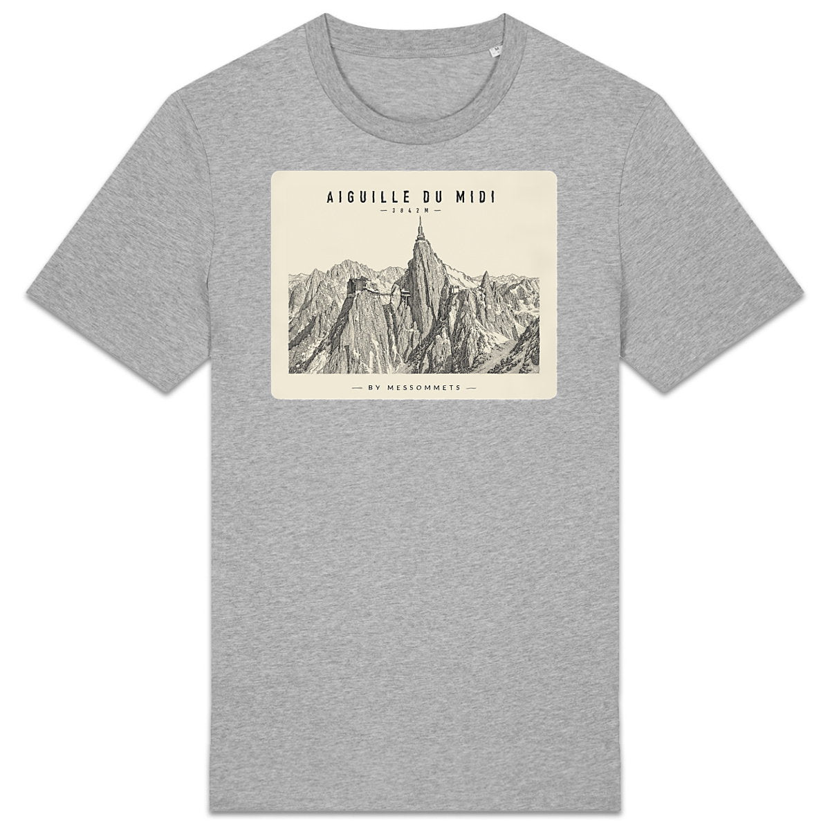 T-shirt Unisexe # Aiguille du Midi - face_2