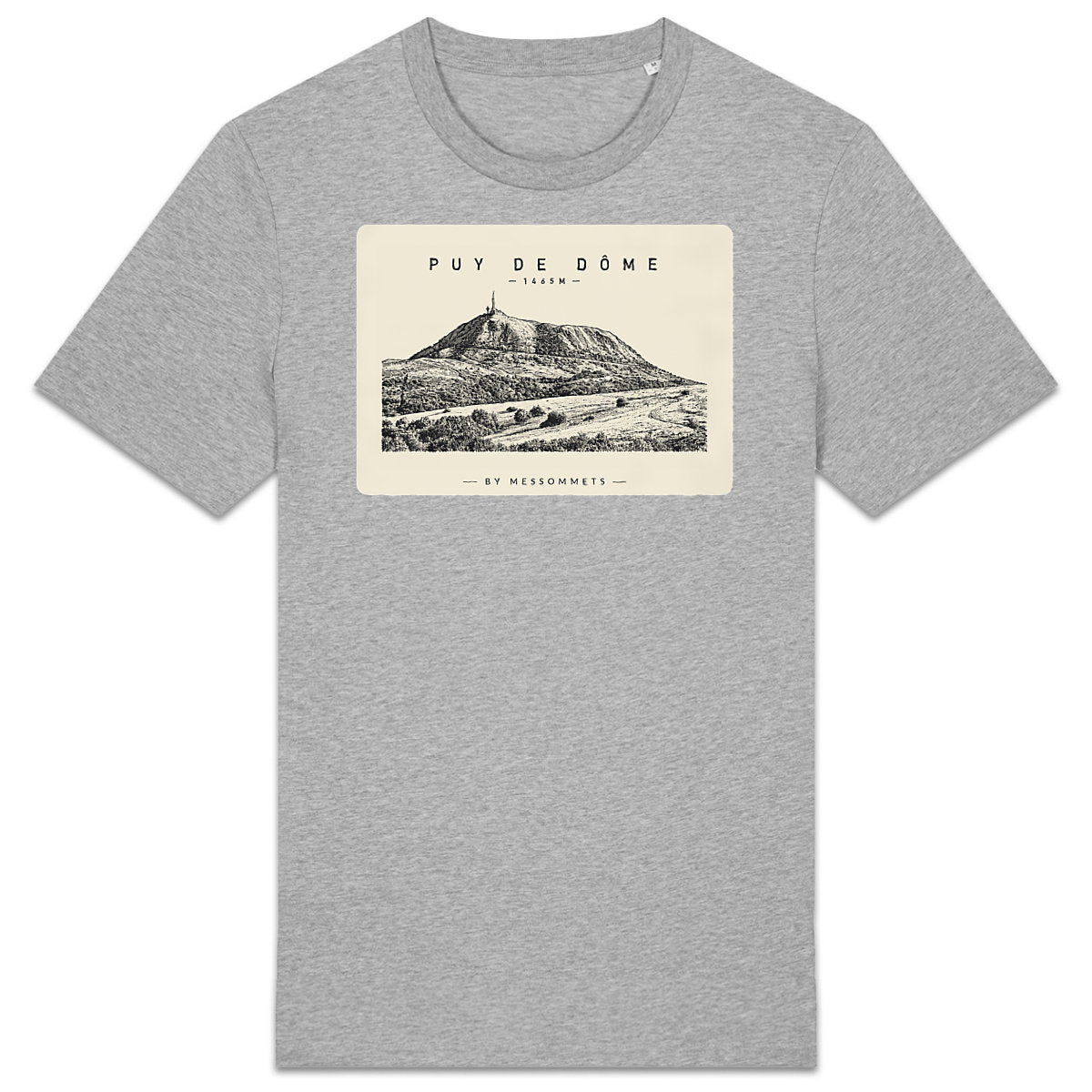 T-shirt Unisexe # Puy de Dôme - face_2