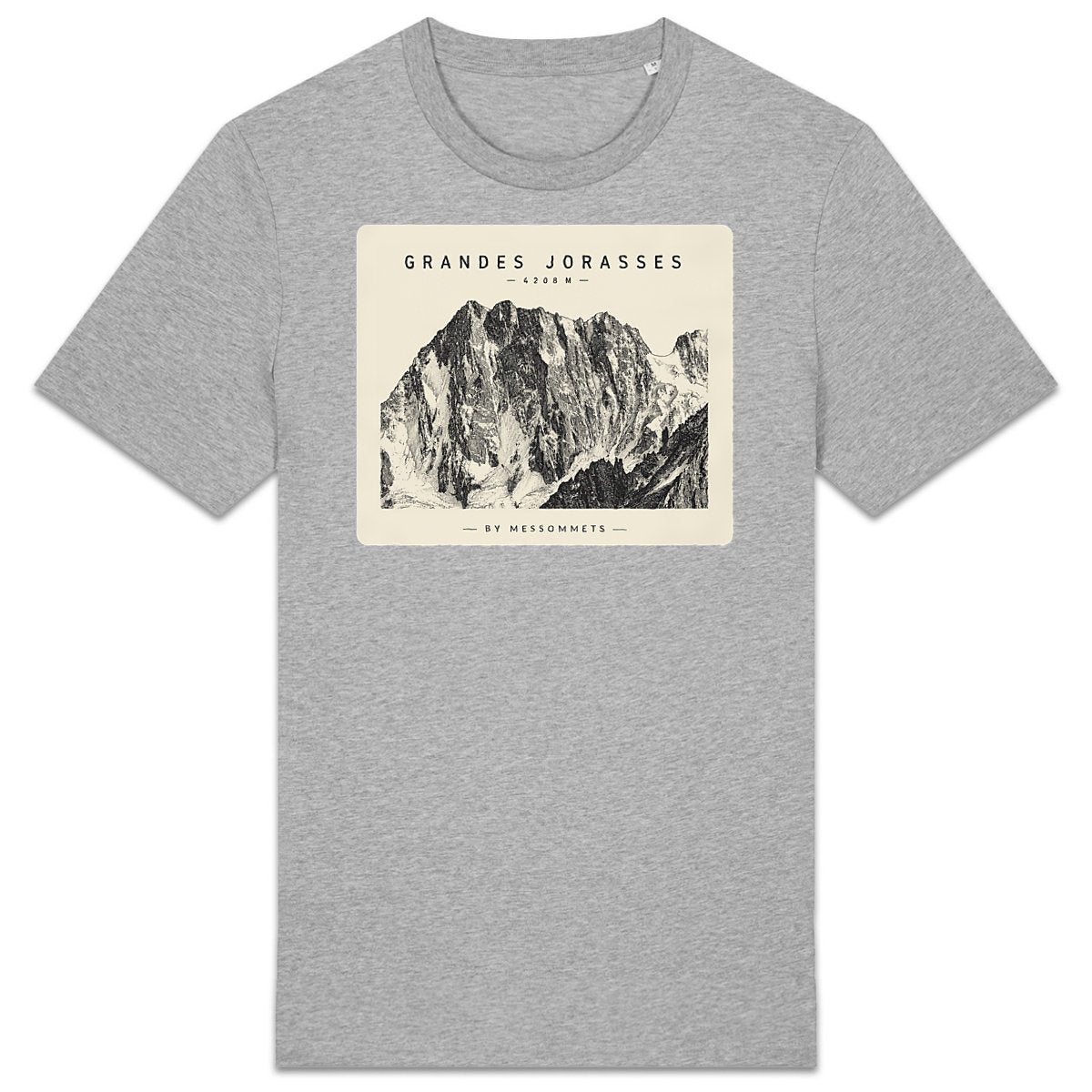 T-shirt Unisexe # Grandes Jorasses - face_2