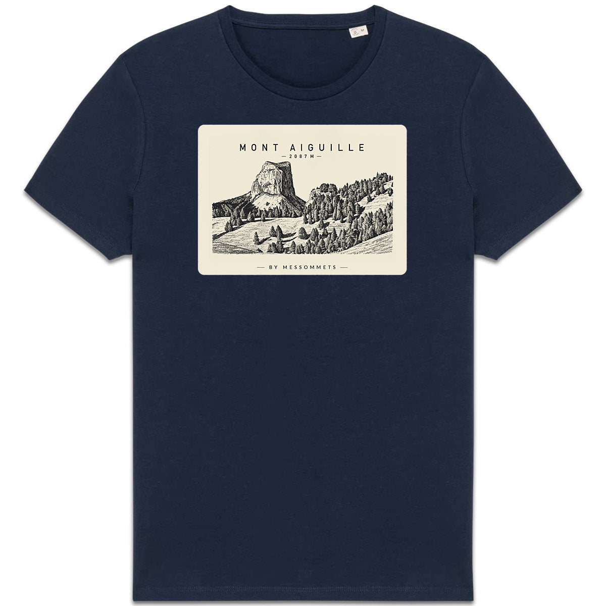 T-shirt Unisexe # Mont Aiguille - face_3