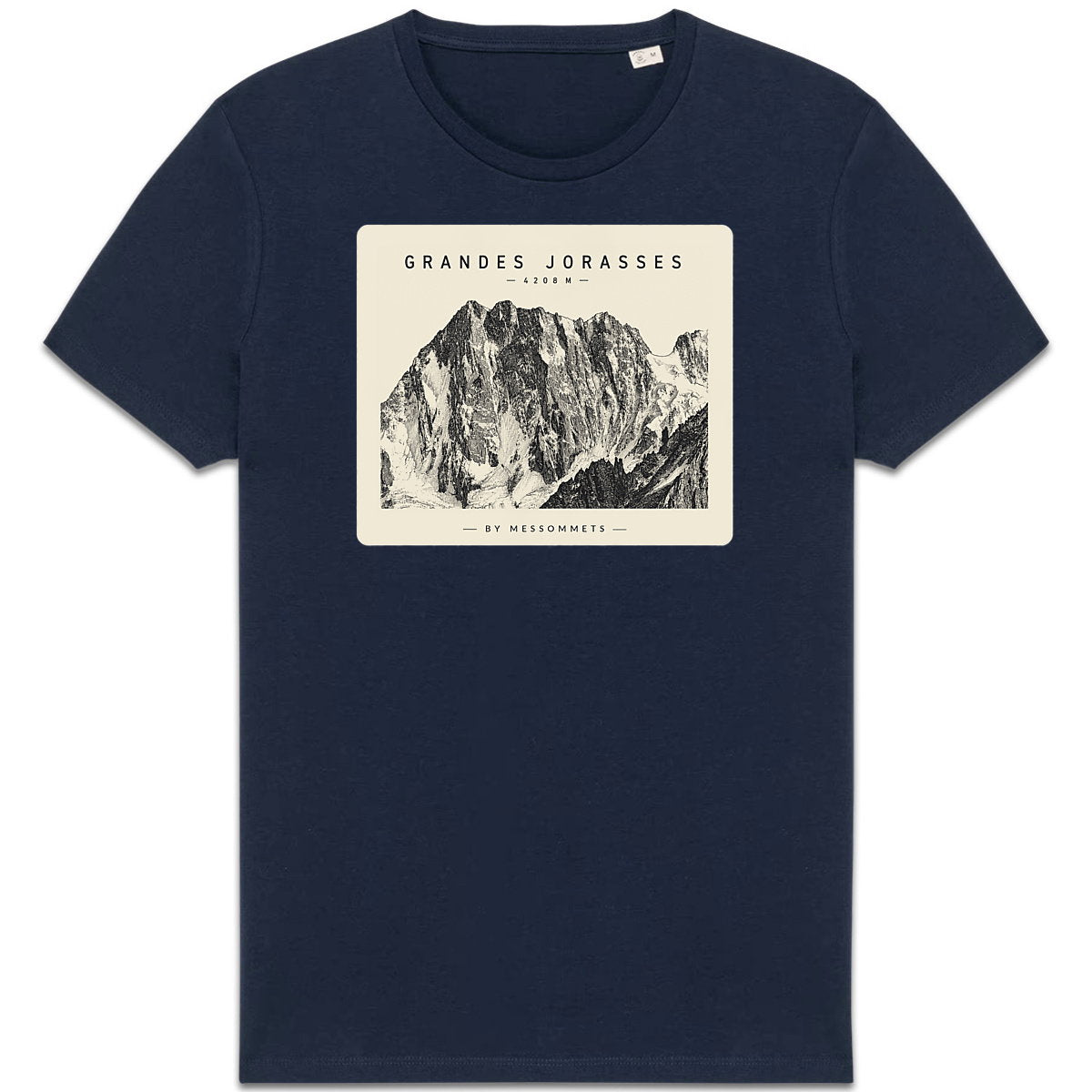 T-shirt Unisexe # Grandes Jorasses - face_3