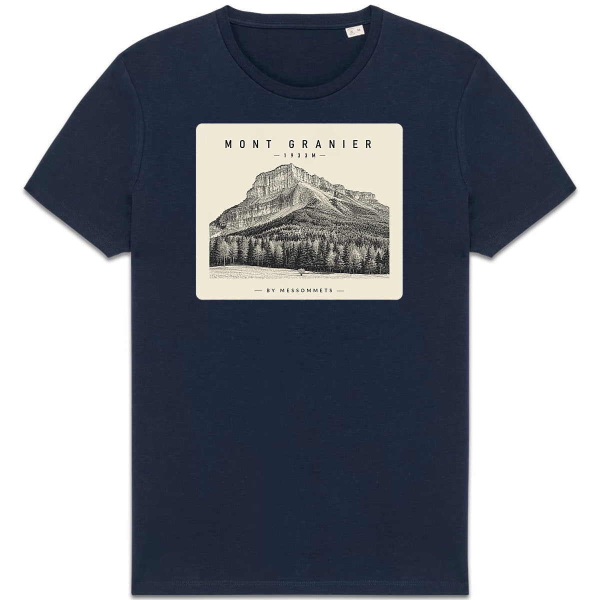 T-shirt Unisexe # Mont Granier - face_3