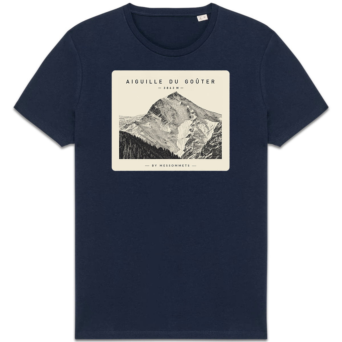 T-shirt Unisexe # Aiguille du Goûter - face_3