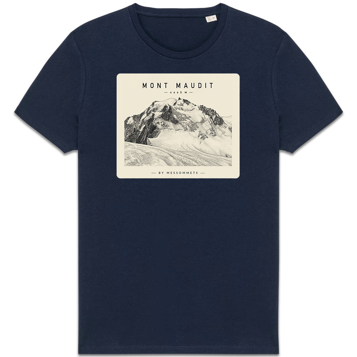 T-shirt Unisexe # Mont Maudit - face_3