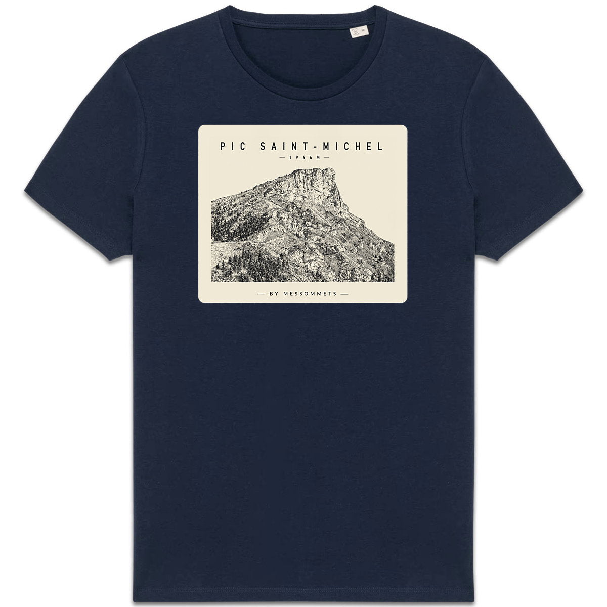 T-shirt Unisexe # Pic Saint-Michel - face_3