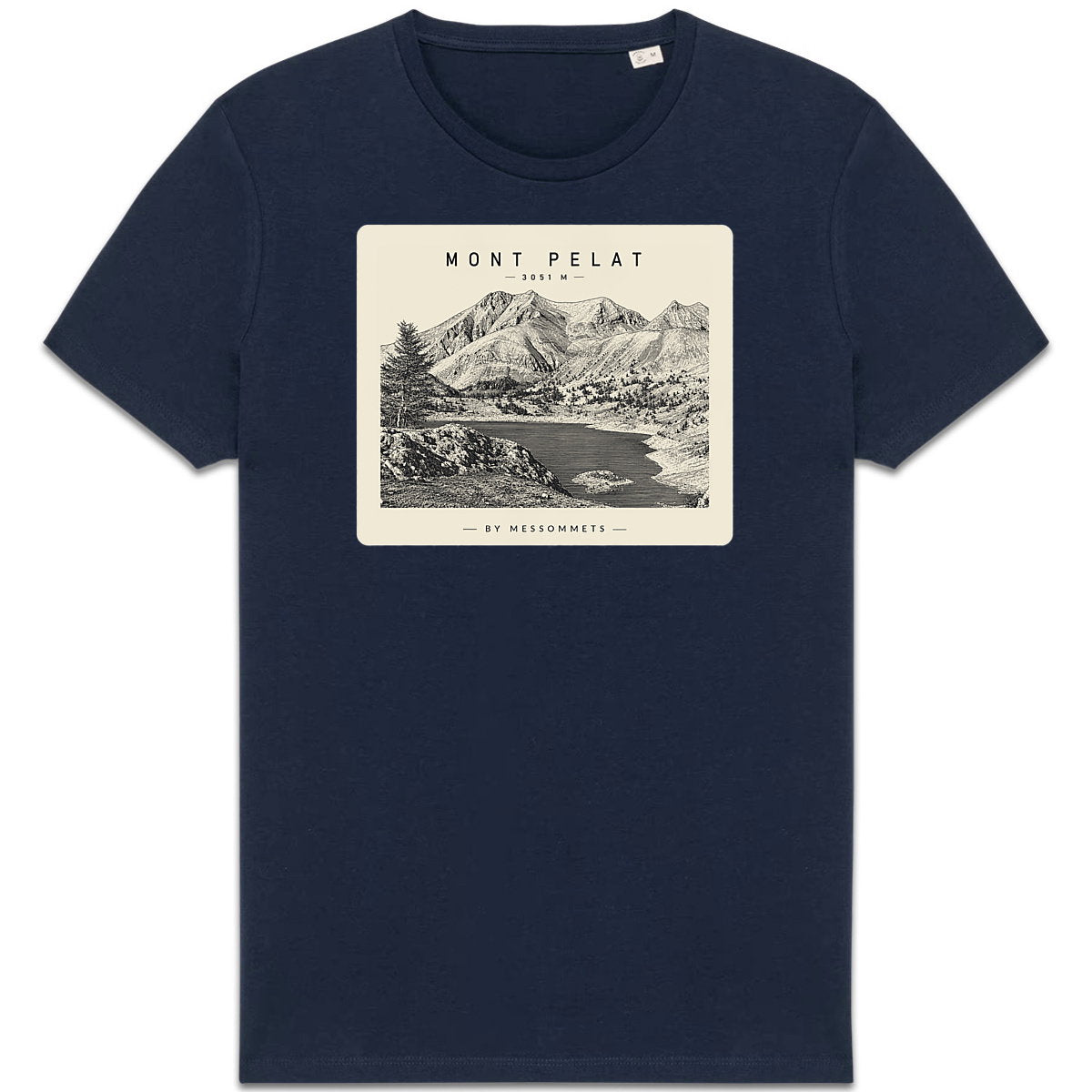 T-shirt Unisexe # Mont Pelat - face_3