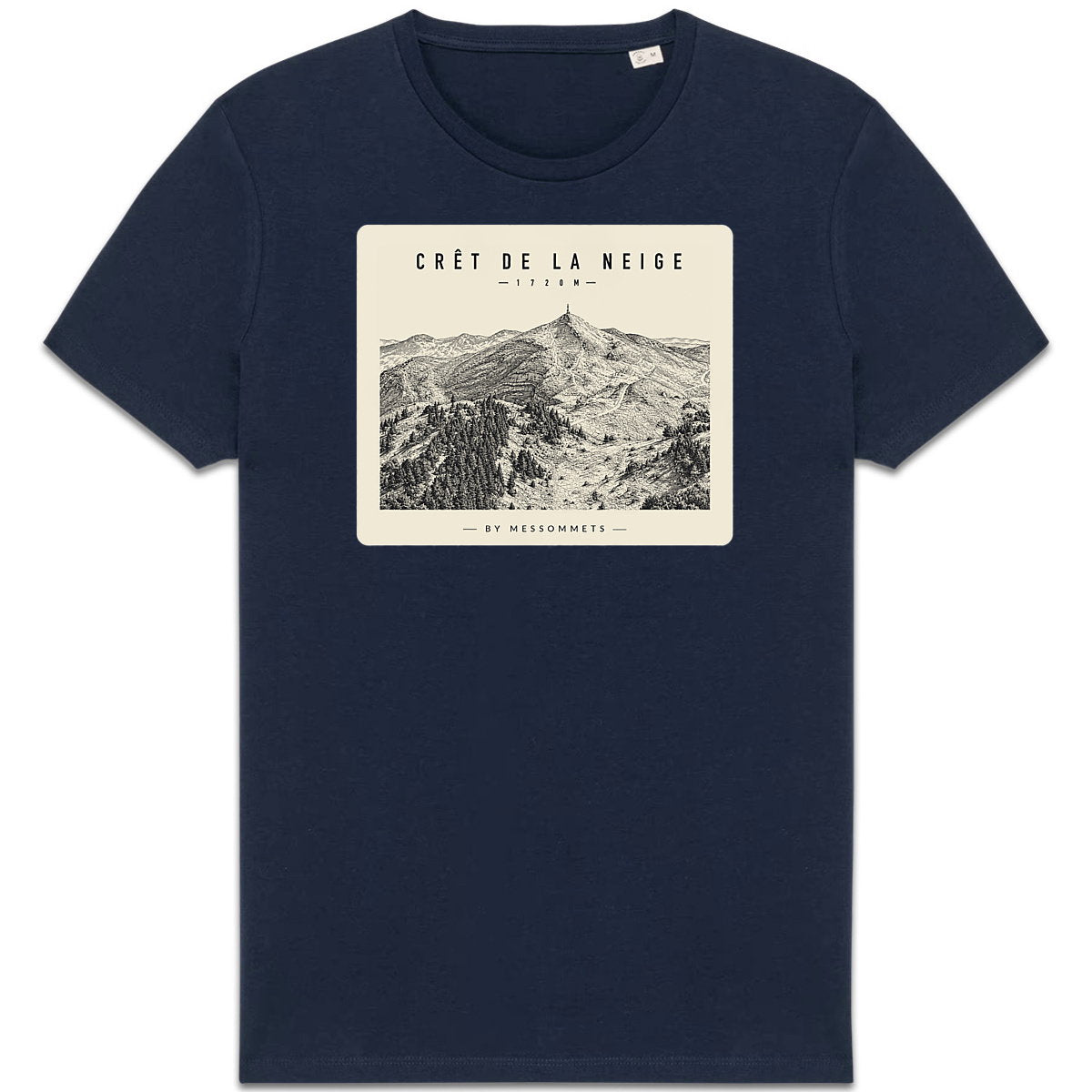T-shirt Unisexe # Crêt de la Neige - face_3