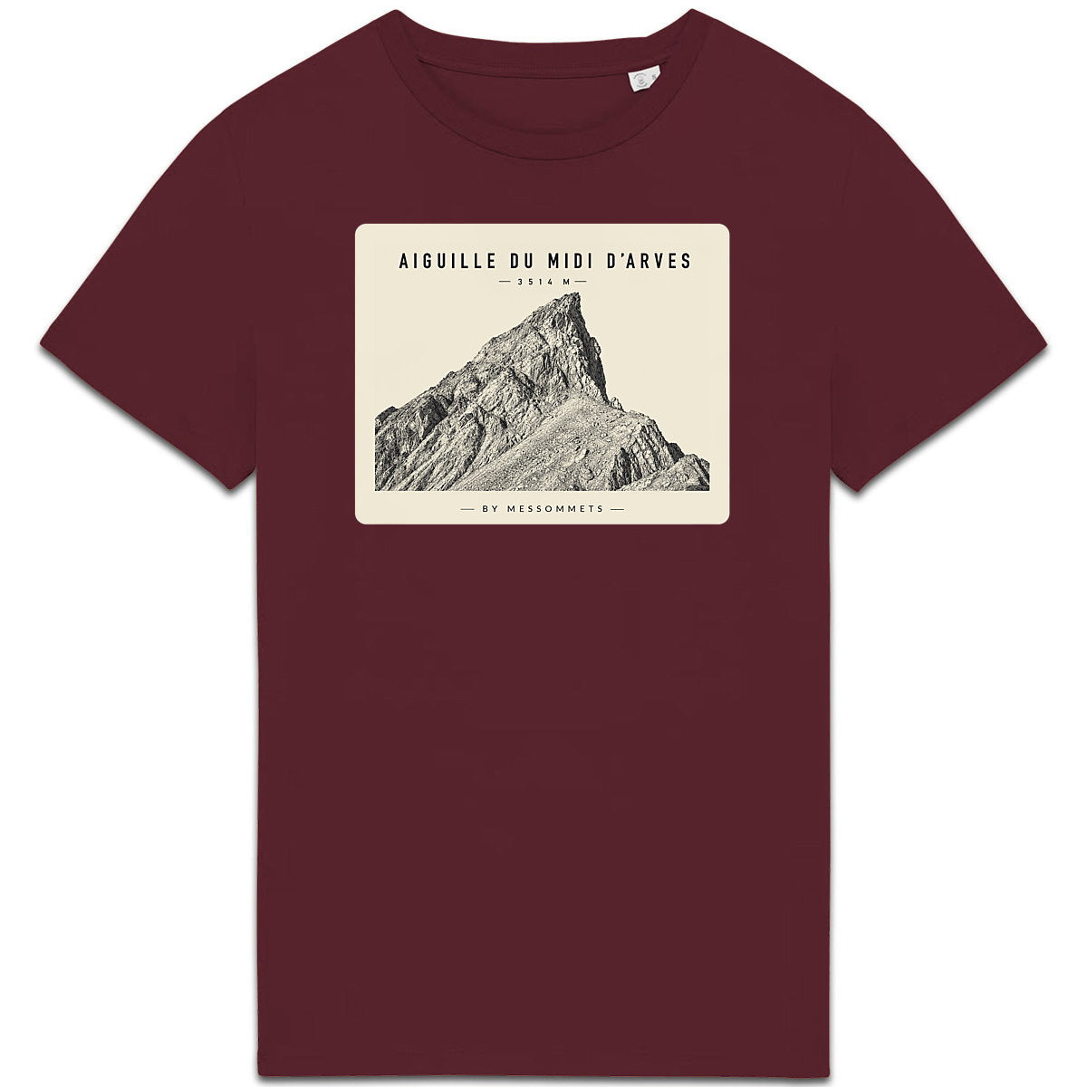 T-shirt Unisexe # Aiguille du Midi d'Arves - face_4