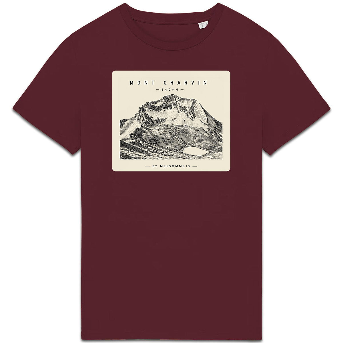 T-shirt Unisexe # Mont Charvin - face_4