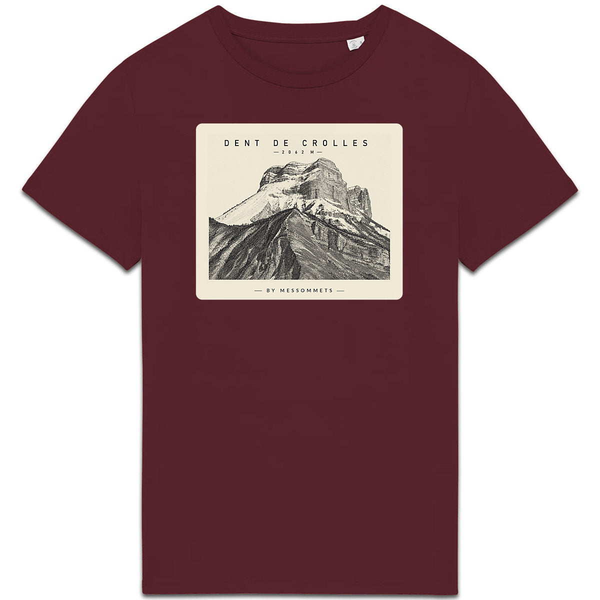 T-shirt Unisexe # Dent de Crolles - face_4