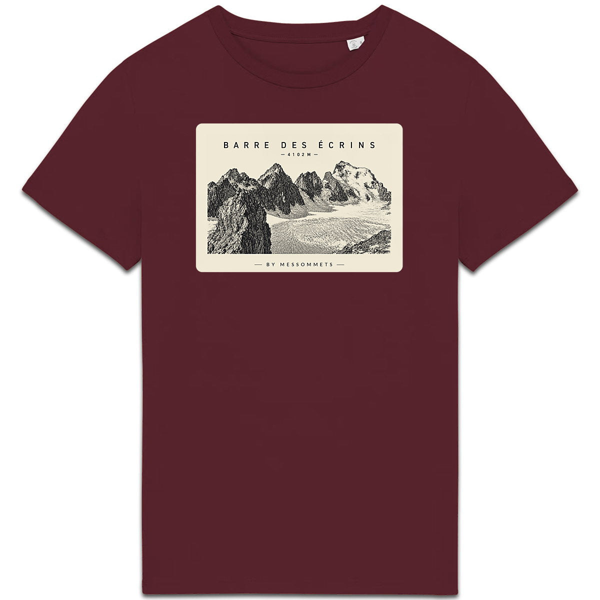 T-shirt Unisexe # Barre des Écrins - face_4