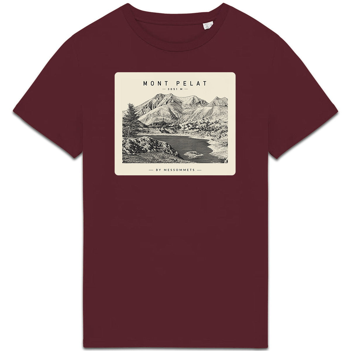 T-shirt Unisexe # Mont Pelat - face_4