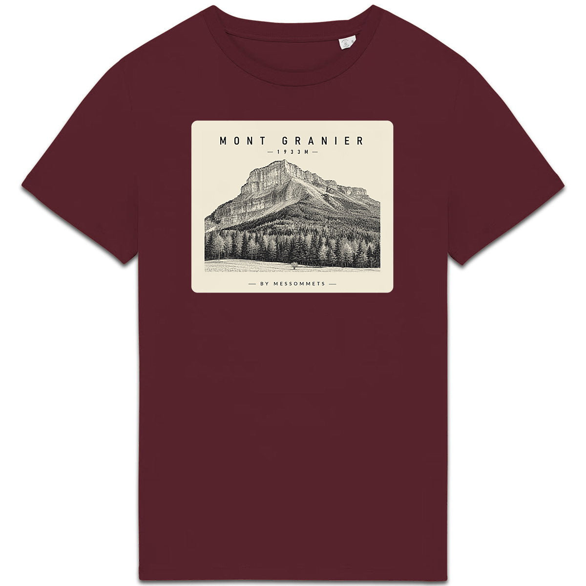 T-shirt Unisexe # Mont Granier - face_4