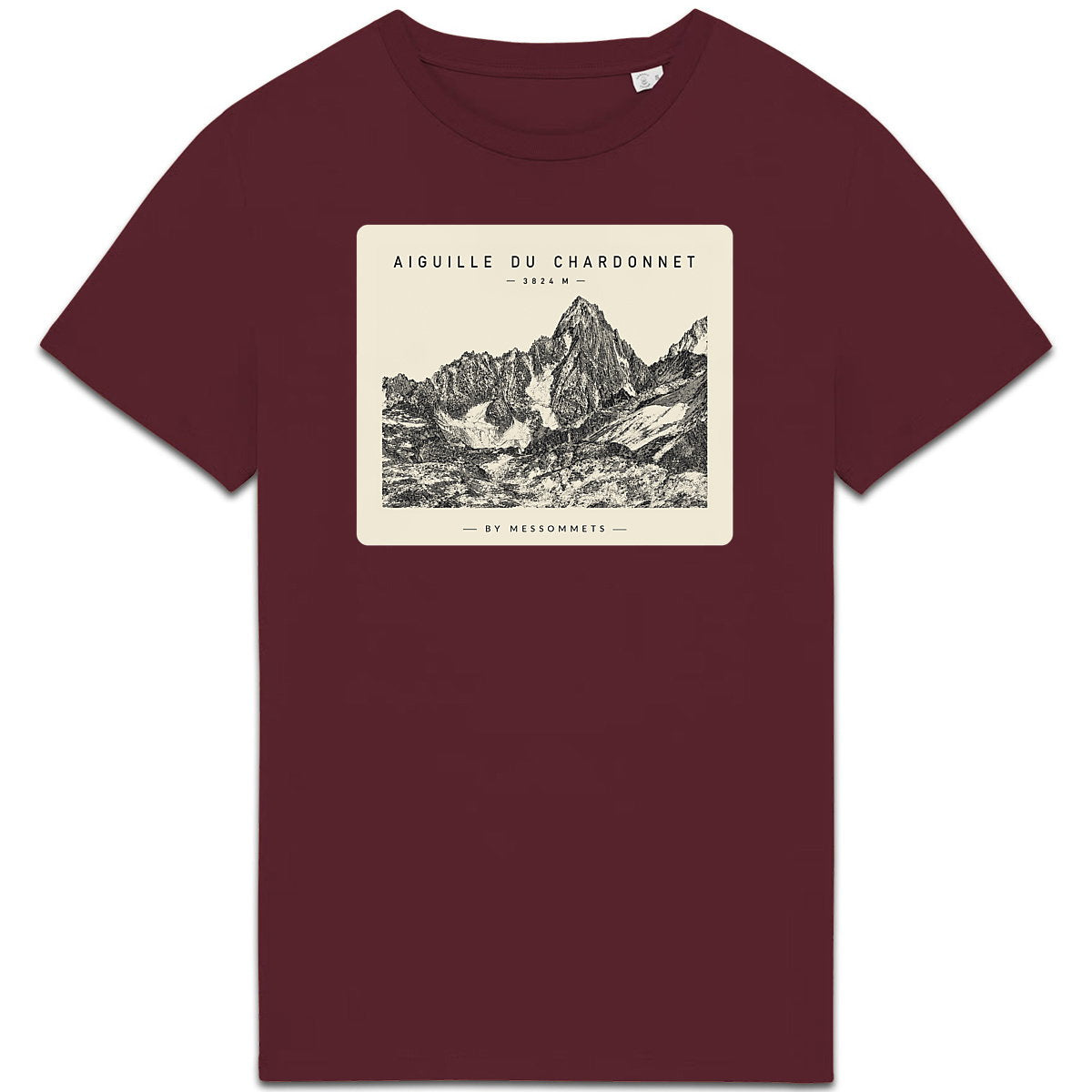 T-shirt Unisexe # Aiguille du Chardonnet - face_4