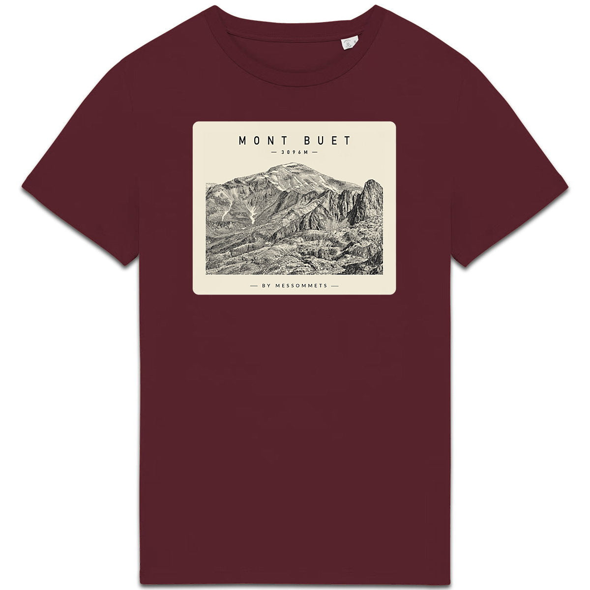 T-shirt Unisexe # Mont Buet - face_4