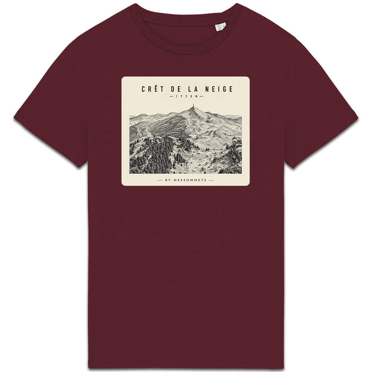 T-shirt Unisexe # Crêt de la Neige - face_4